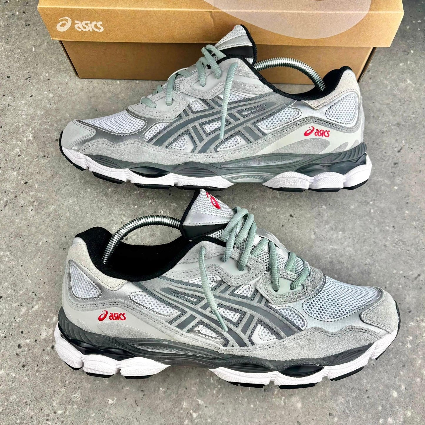 Asics Gel NYC White Steel Grey